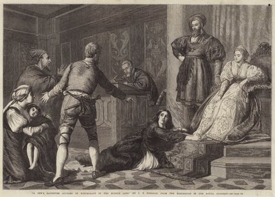 Židova dcera obviněná z čarodějnictví ve středověku od John Evan Hodgson