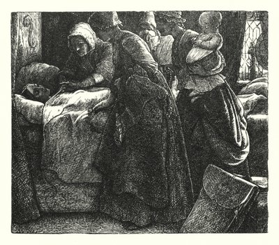 Pán z Burleigh (rytina) od John Everett (after) Millais