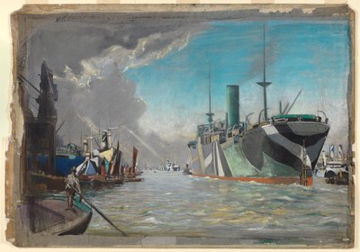 Na řece London River od John Everett