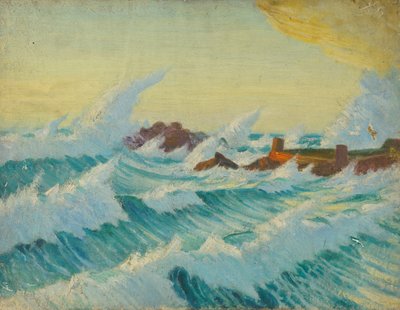 Mořská krajina, konec 19. století - polovina 20. století (olej na plátně) od John Everett