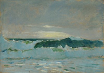 Mořská krajina, konec 19. století - polovina 20. století (olej na papíře) od John Everett