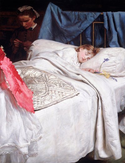 Spí. Kolem roku 1865 (olej na plátně) od John Everett Millais