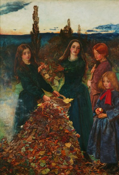 Podzimní listí od John Everett Millais