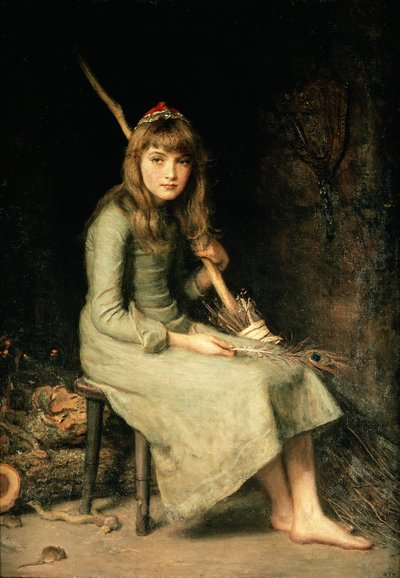 Popelka, 1881 od John Everett Millais