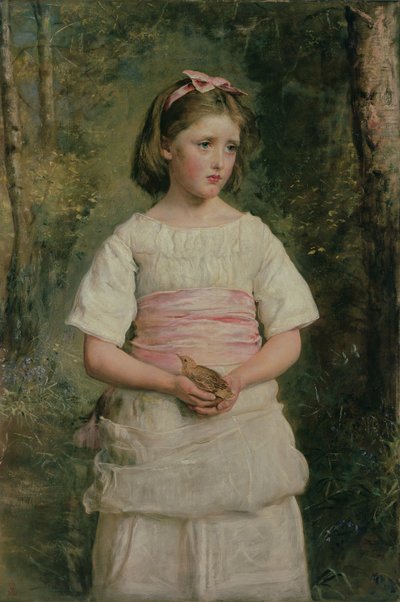 Spadl z hnízda od John Everett Millais