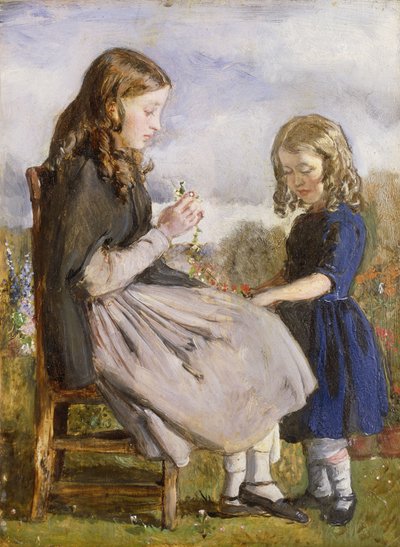 Garland Weavers, kolem roku 1846 od John Everett Millais