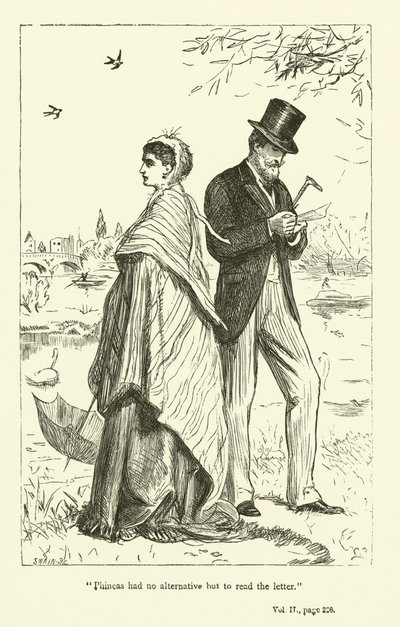Ilustrace pro Phinease Finna od Anthony Trollope od John Everett Millais