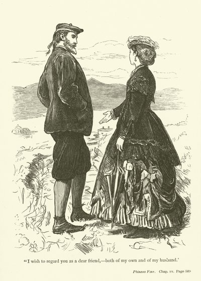 Ilustrace pro Phinease Finna od Anthony Trollope od John Everett Millais