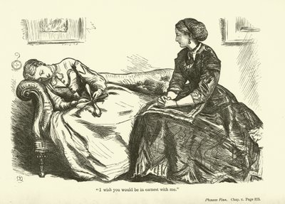 Ilustrace pro Phinease Finna od Anthony Trollope od John Everett Millais