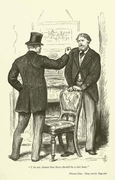 Ilustrace pro Phinease Finna od Anthony Trollope od John Everett Millais