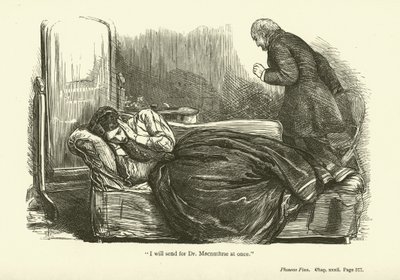 Ilustrace pro Phinease Finna od Anthony Trollope od John Everett Millais
