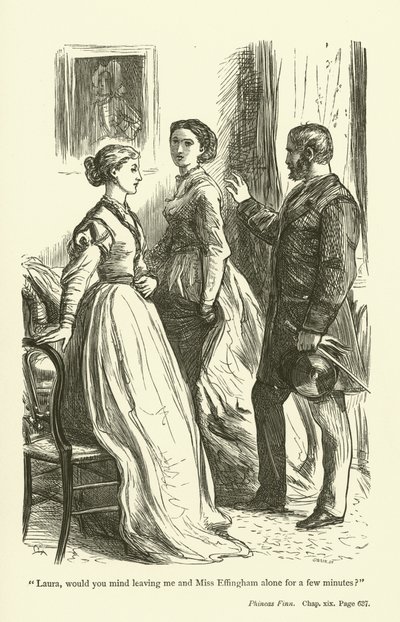 Ilustrace pro Phinease Finna od Anthony Trollope od John Everett Millais