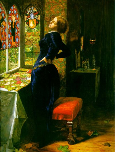 Mariana na hradě Moated Grange od John Everett Millais