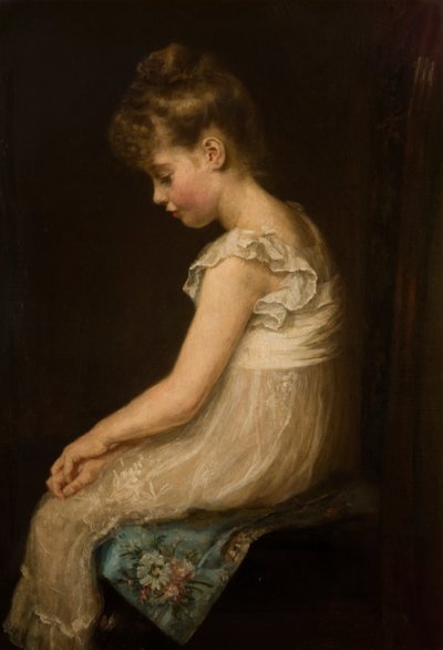 Meditace, 1879 od John Everett Millais