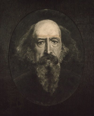 Portrét Alfreda, Lord Tennyson 1809-1892. od John Everett Millais