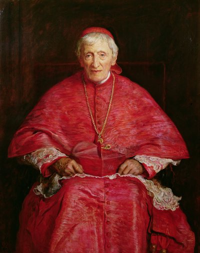 Portrét kardinála Newmana (1801-90) od John Everett Millais