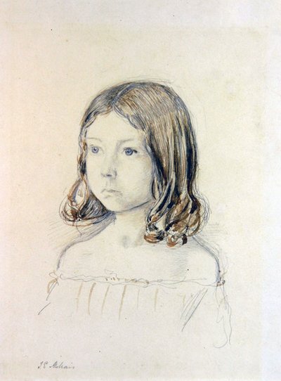 Portrét Mary Gertrudy Holmesové od John Everett Millais