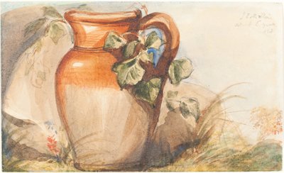 Studie hrnčířského džbánu [recto] od John Everett Millais