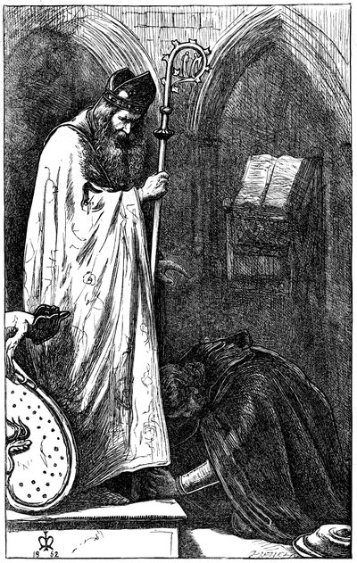 Biskup a rytíř, 1862. od John Everett Millais