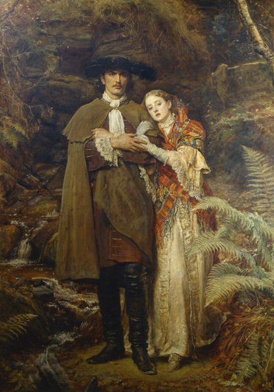 Nevěsta z Lammermooru od John Everett Millais