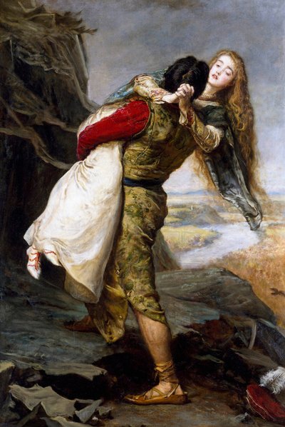 Koruna lásky od John Everett Millais