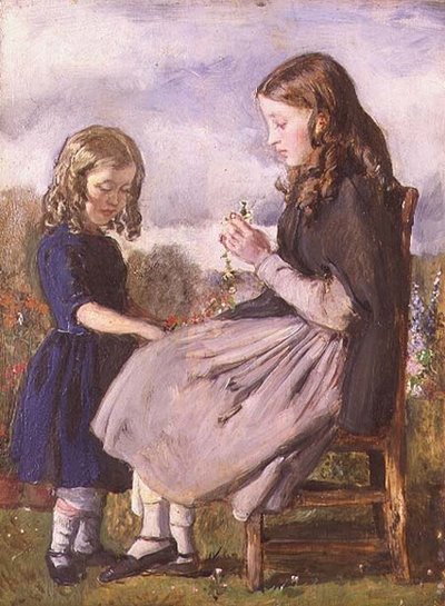 The Garland Weavers (olej na plátně) od John Everett Millais