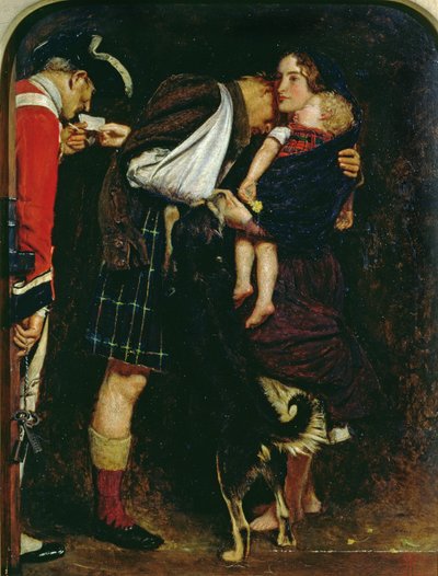 Řád propuštění, 1853 od John Everett Millais