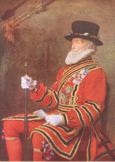 The Yeoman of the Guard, from My Magazine, pub.1922 od John Everett Millais