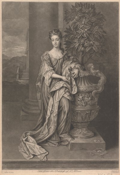 Její Milost vévodkyně ze St. Albans od John Faber the younger
