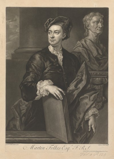 Martin Folkes Esq. od John Faber the younger