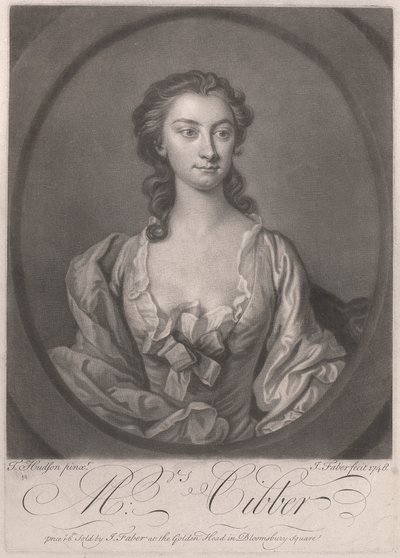 paní Cibberová od John Faber the younger