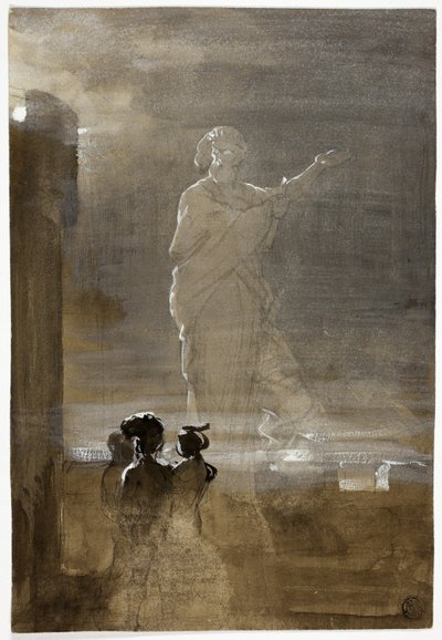 Hamlet a duch jeho otce od John Faed