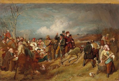 The Wappenshaw: A Shooting Match, od John Faed