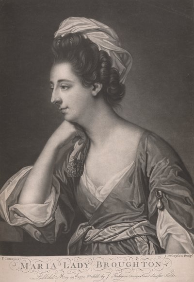 Maria, Lady Bronghton († 1785) od John Finlayson