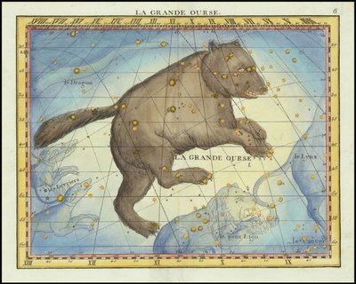 1776 - John Flamsteed - La Grande Ourse (Ursa Major) od John Flamsteed