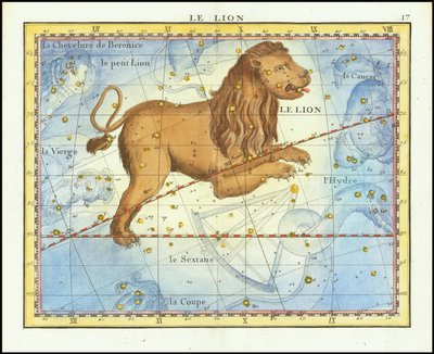 1776 - John Flamsteed - Le Lion (Leo) od John Flamsteed