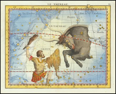 1776 - John Flamsteed - Le Taureau (Taurus) od John Flamsteed