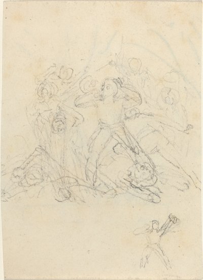 Bojová scéna od John Flaxman