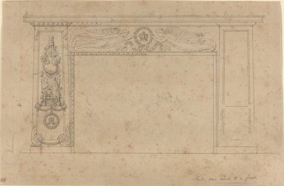 Design pro Komínový díl v trůnním sále, Buckinghamský palác od John Flaxman