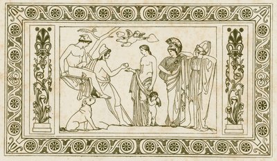 Pařížský soud (ilustrace) od John Flaxman