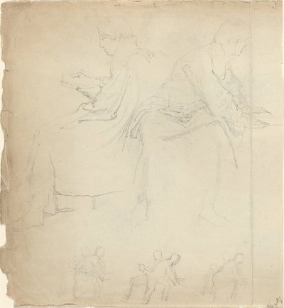 Studijní list [recto and verse] od John Flaxman
