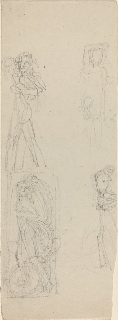 Studijní list [recto and verse] od John Flaxman