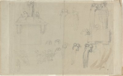 Studijní list [recto and verse] od John Flaxman