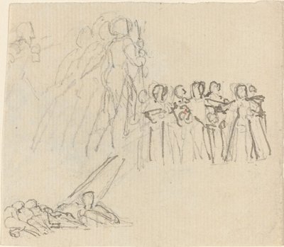 Studijní list [recto and verse] od John Flaxman