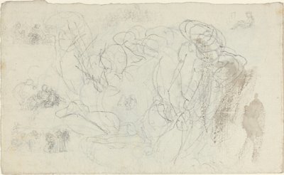 Studijní list [recto and verse] od John Flaxman