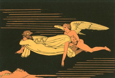 Spánek a smrt přenášející tělo Sarpedona do Lycie od John Flaxman