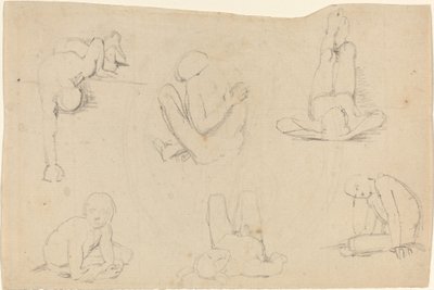 Studie mužské postavy od John Flaxman