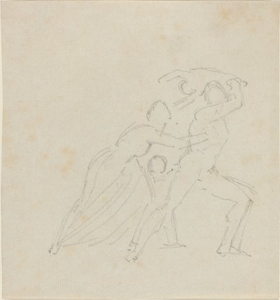 Studie na "The Fury of Athamas" od John Flaxman
