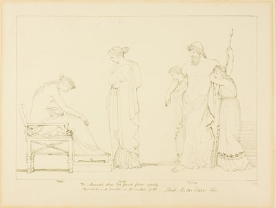 Vulkán a Thetis od John Flaxman