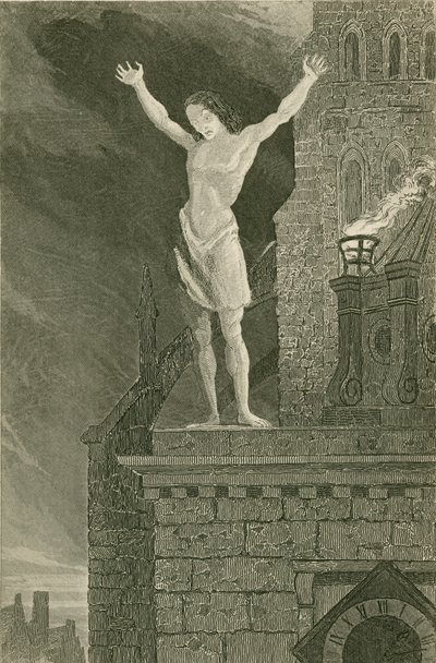 Solomon Eagle odsuzující město od John Franklin